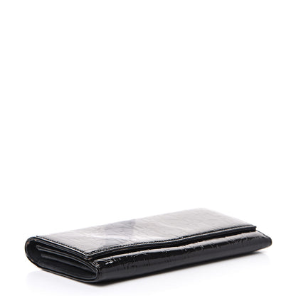 Christian Dior Patent Cannage Rendezvous Wallet Black 3 of 14