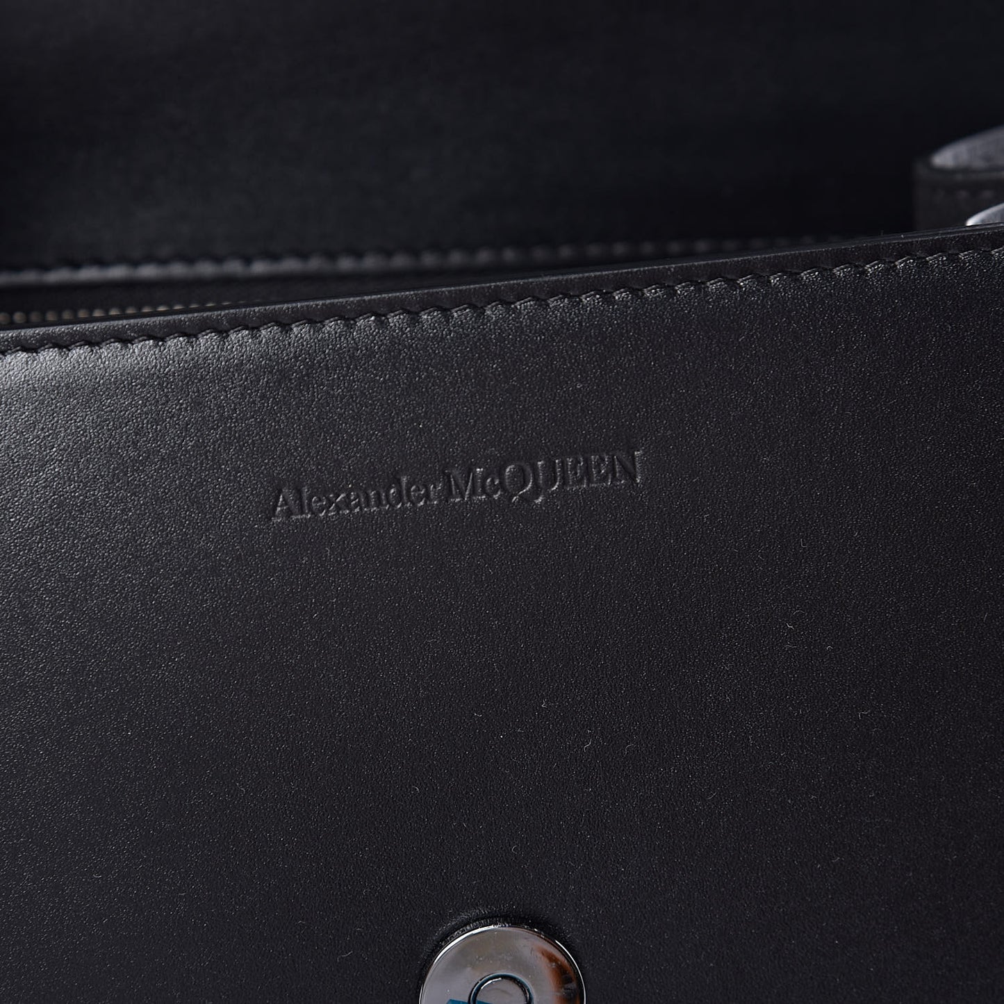 Calfskin Knuckle Crossbody Black
