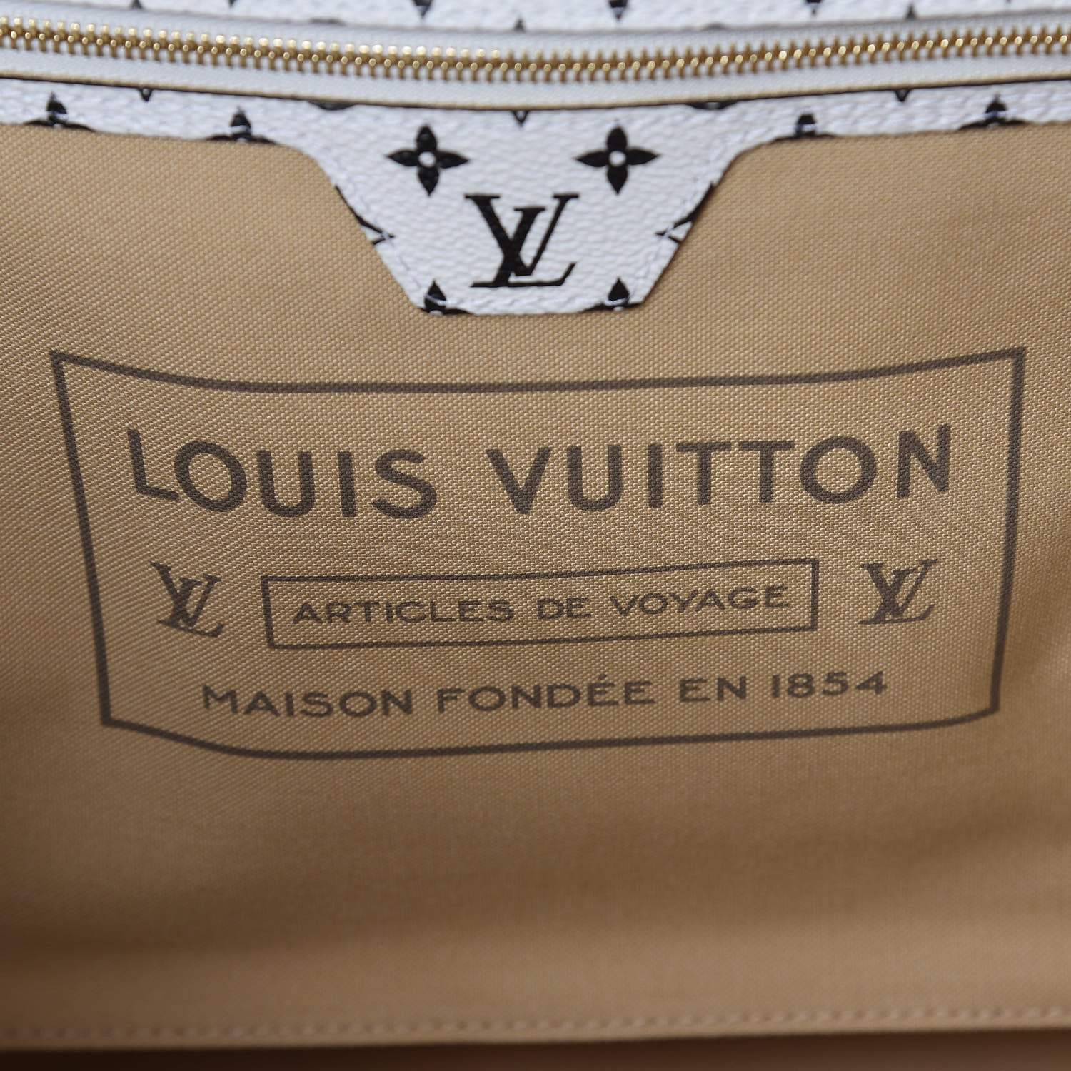 Louis Vuitton Monogram Giant Neverfull MM Kaki 9 of 11