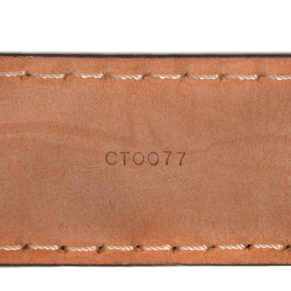 Louis Vuitton Monogram Belt Gold Buckle 90 36 4 of 6