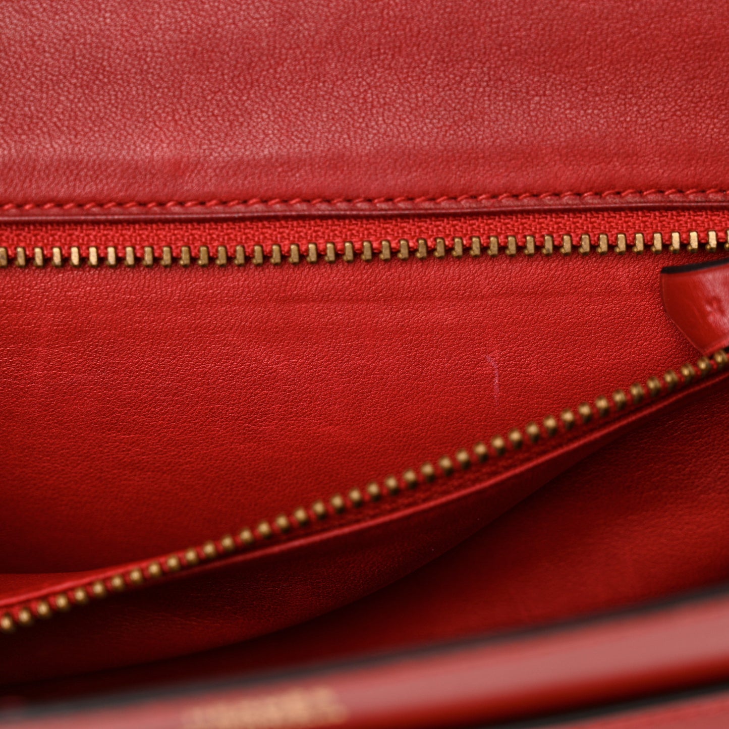 Box Annie Clutch Shoulder Bag Rouge Vif
