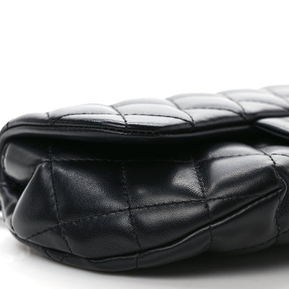 Chanel Calfskin Quilted CC Uniform Flap Belt Bag Black 8 of 10