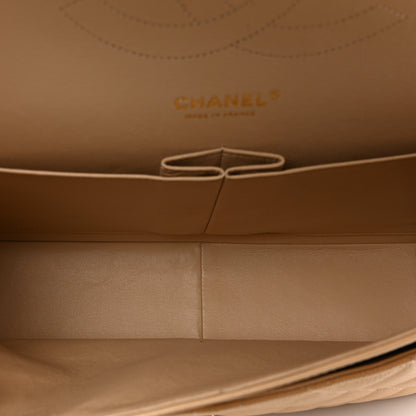 Chanel Caviar Quilted Jumbo Double Flap Light Beige 5 of 10
