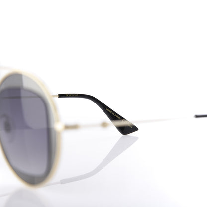 Gucci Round Frame Sylvie Web Sunglasses GG0105S Grey 5 of 8
