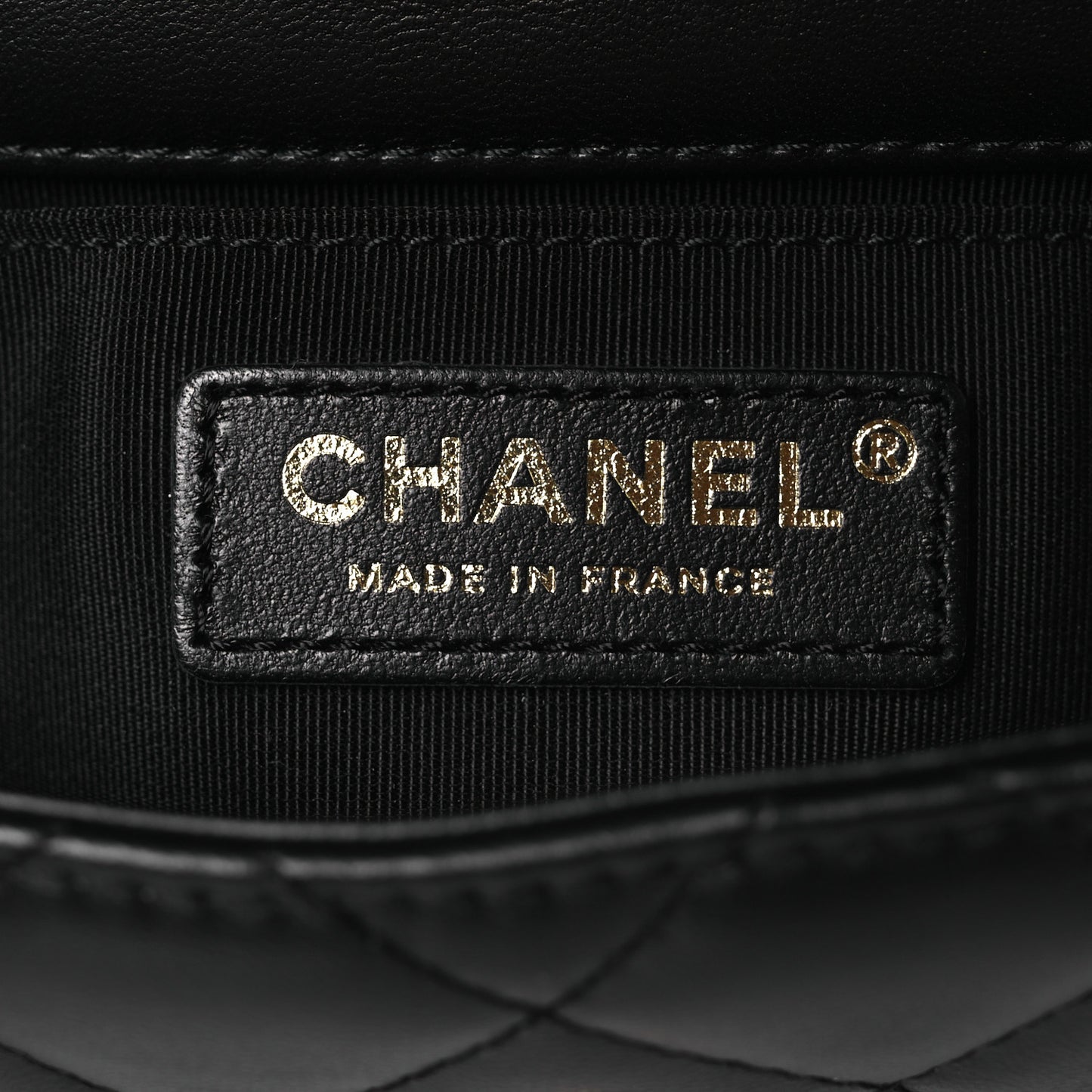 Lambskin Quilted Small My Precious Flap Black
