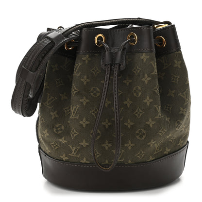 Louis Vuitton Mini Monogram Noelie Kaki 1 of 11