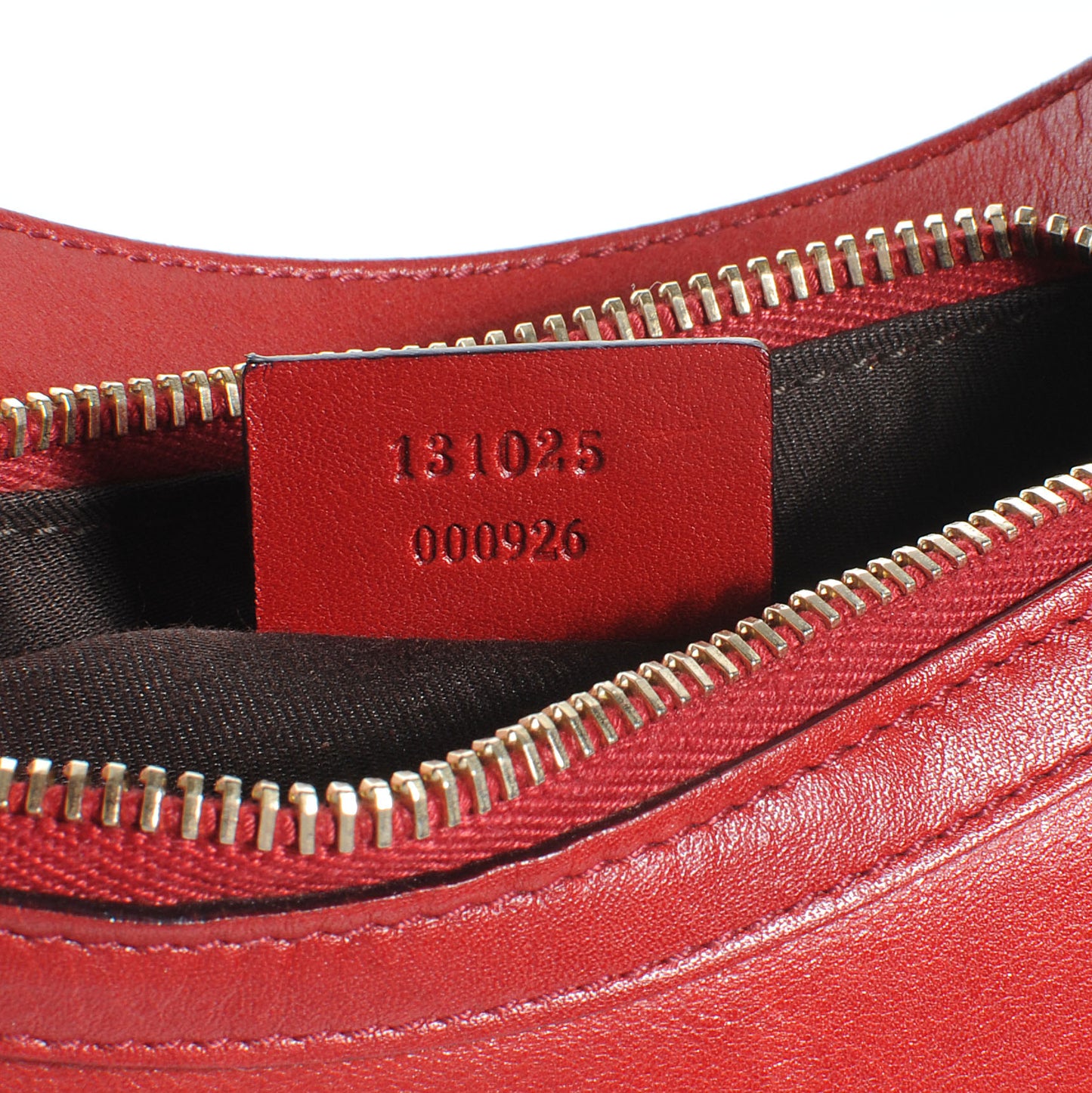 Leather Horsebit Small Handbag Red