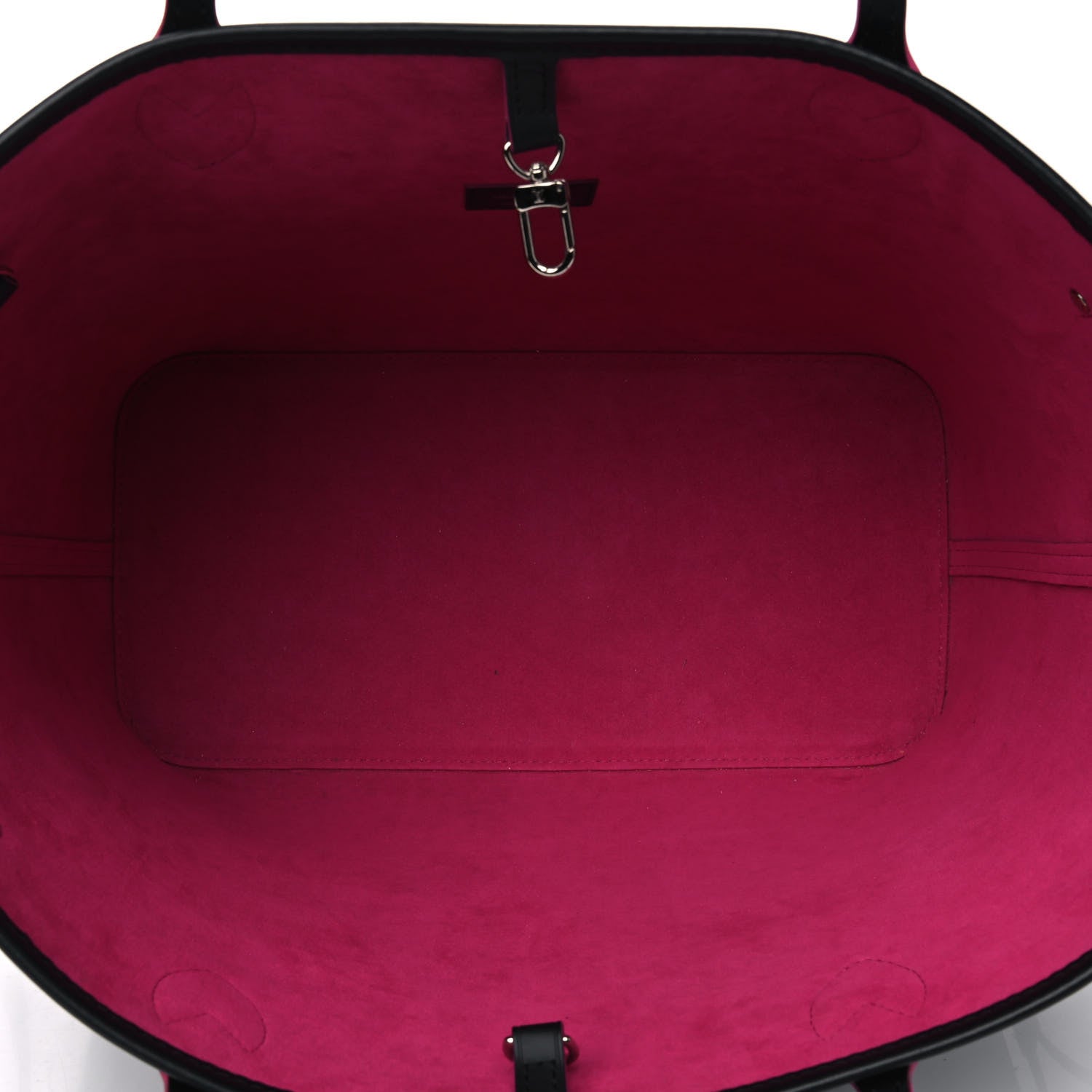 Louis Vuitton Epi Neverfull MM Black Hot Pink 4 of 4