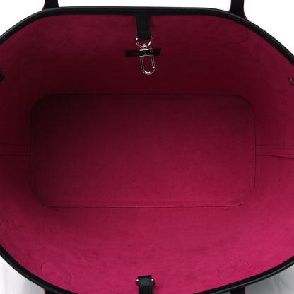 Louis Vuitton Epi Neverfull MM Black Hot Pink 4 of 4