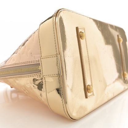 Louis Vuitton Monogram Miroir Alma MM Dore Gold 9 of 15