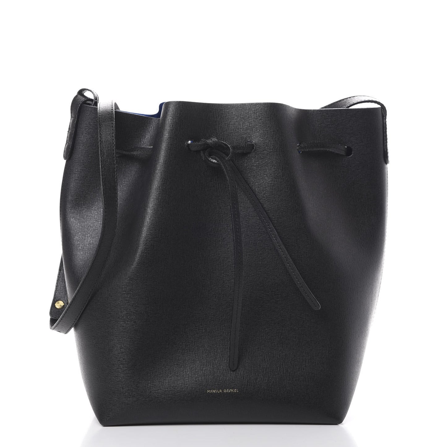 Saffiano Bucket Bag Black Royal