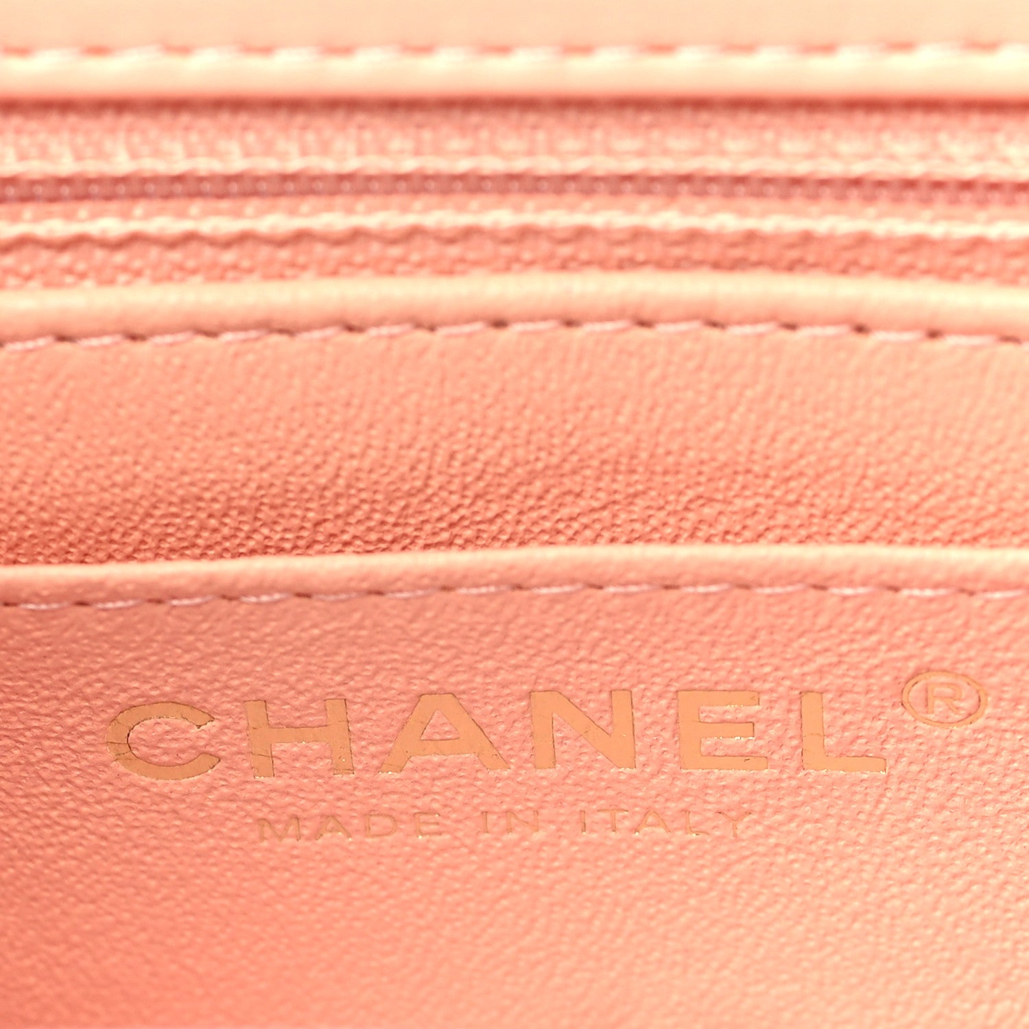 Chanel Lambskin Quilted Mini Square Flap Light Pink 6 of 11