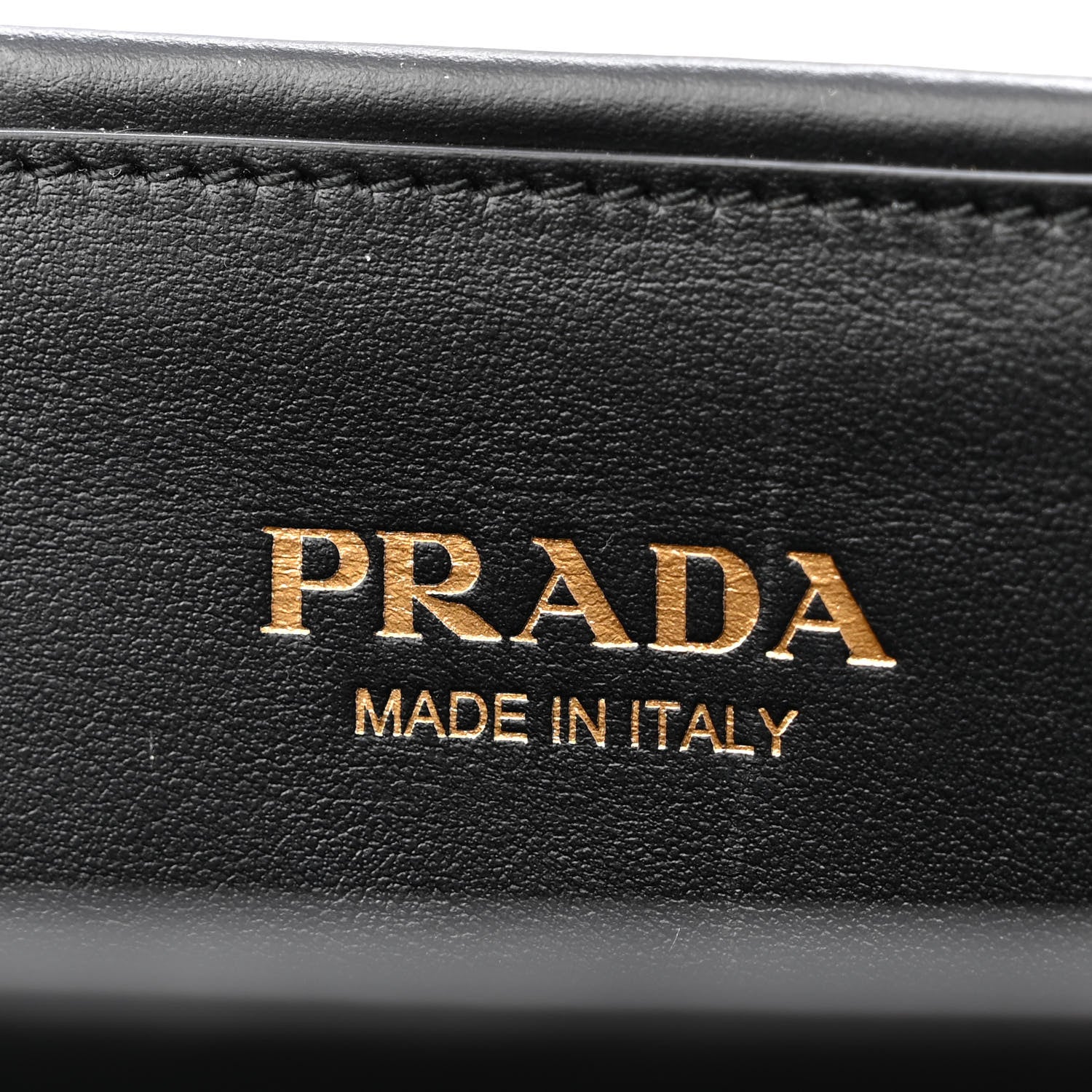 Prada Soft Calfskin Triangolo Symbole Embossed Medium Tote Black 6 of 10