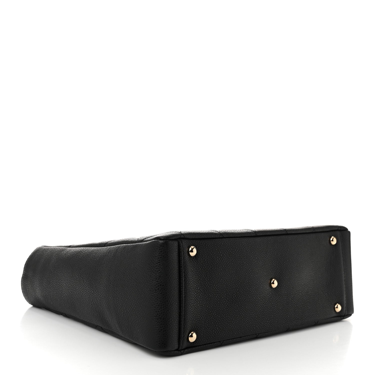 Chanel Caviar Quilted Small Shopping Tote Black 4 of 11