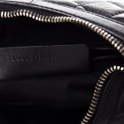 Alexander McQueen Lambskin Quilted De Manta Clutch Black 7 of 7
