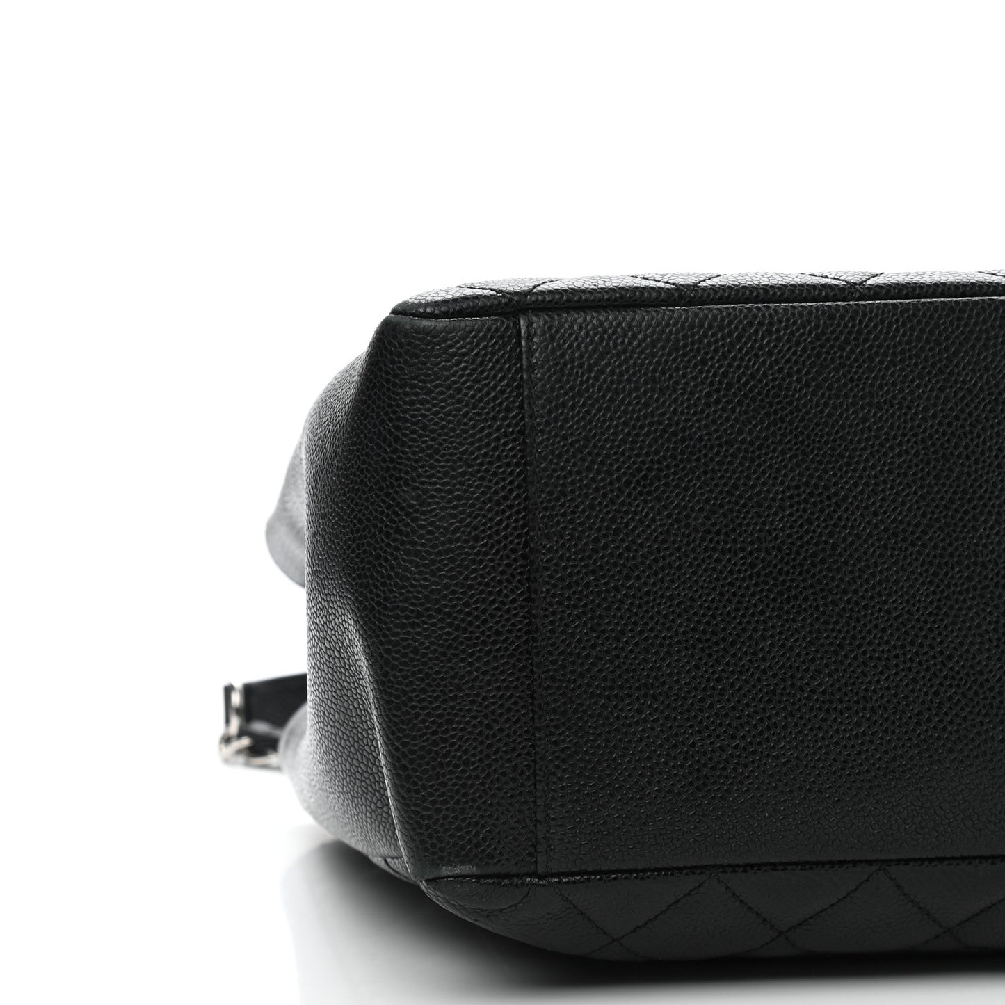 Caviar Quilted Grand Shopping Tote GST Black