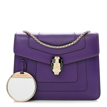 Bulgari Calfskin Serpenti Forever Crossbody Bag Amethyst 1 of 11
