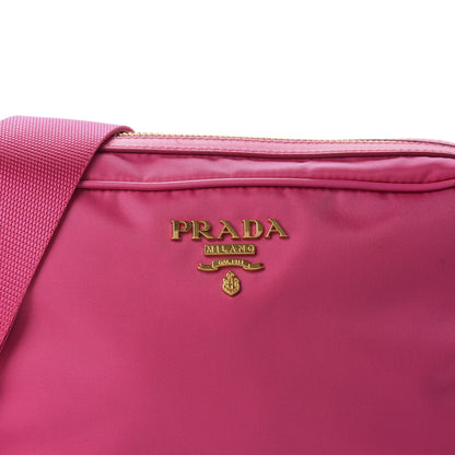 Prada Tessuto Nylon Soft Calf Camera Bag Fuxia 11 of 11