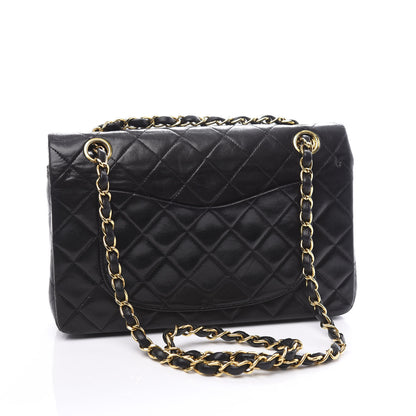 Chanel Lambskin Quilted Small Double Flap Black 2 of 11