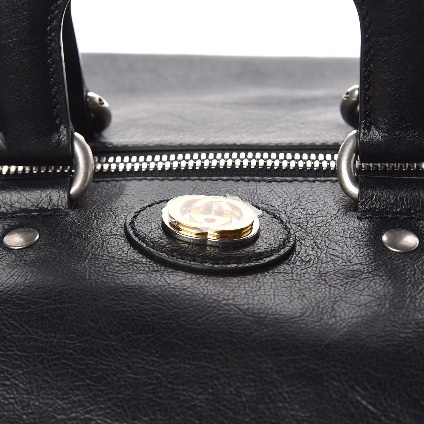 Fluffy Calfskin Morpheus Convertible Backpack Black