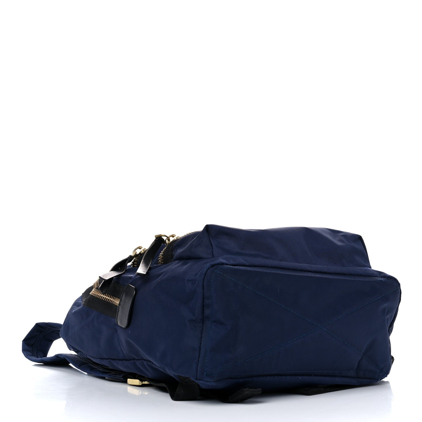 Nylon Biker Backpack Blue
