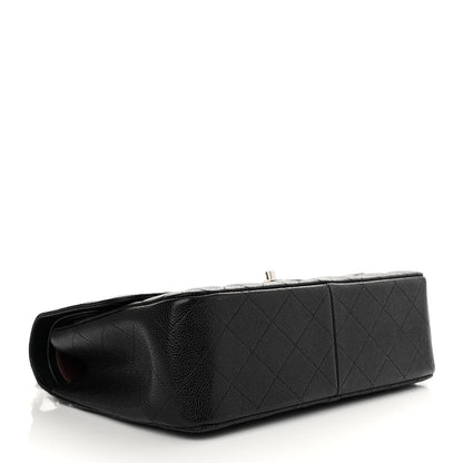 Chanel Caviar Quilted Jumbo Double Flap Black 4 of 13