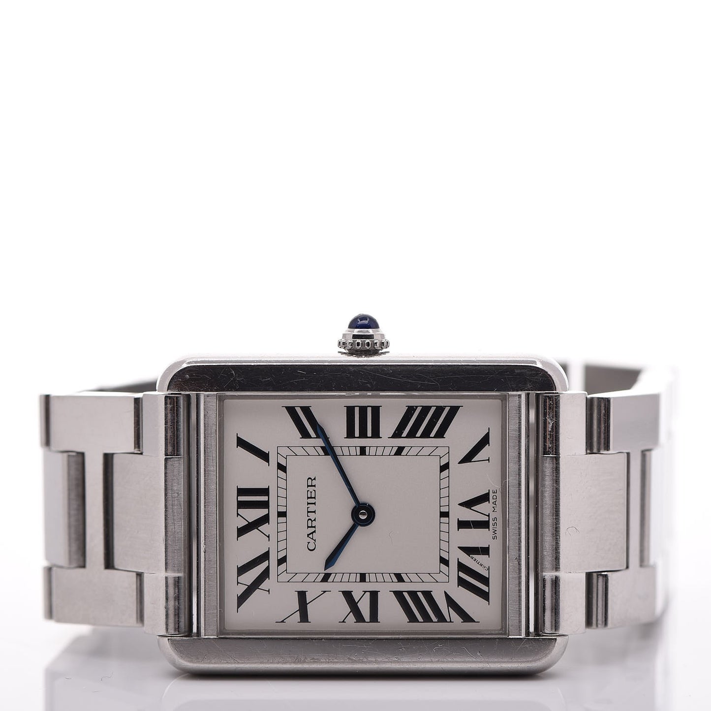 Stainless Steel 27mm Tank Solo Quartz Watch