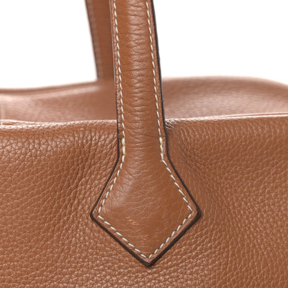 Hermes Taurillon Clemence Victoria II 35 Gold 6 of 8
