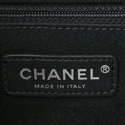 Chanel Caviar Chevron Quilted Small Coco Handle Flap So Black 6 of 11