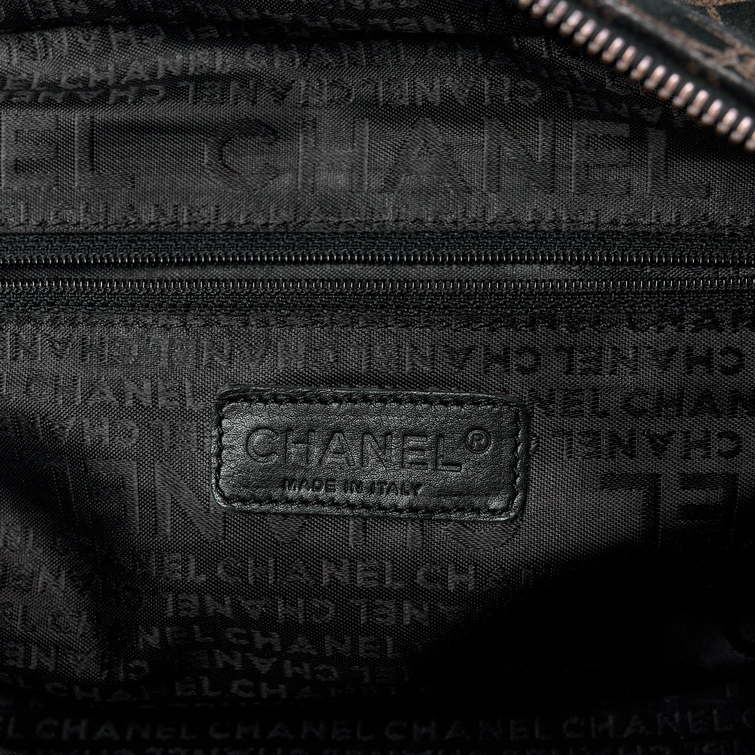 Chanel Velvet Camellia Embossed Shoulder Bag Black 7 of 18