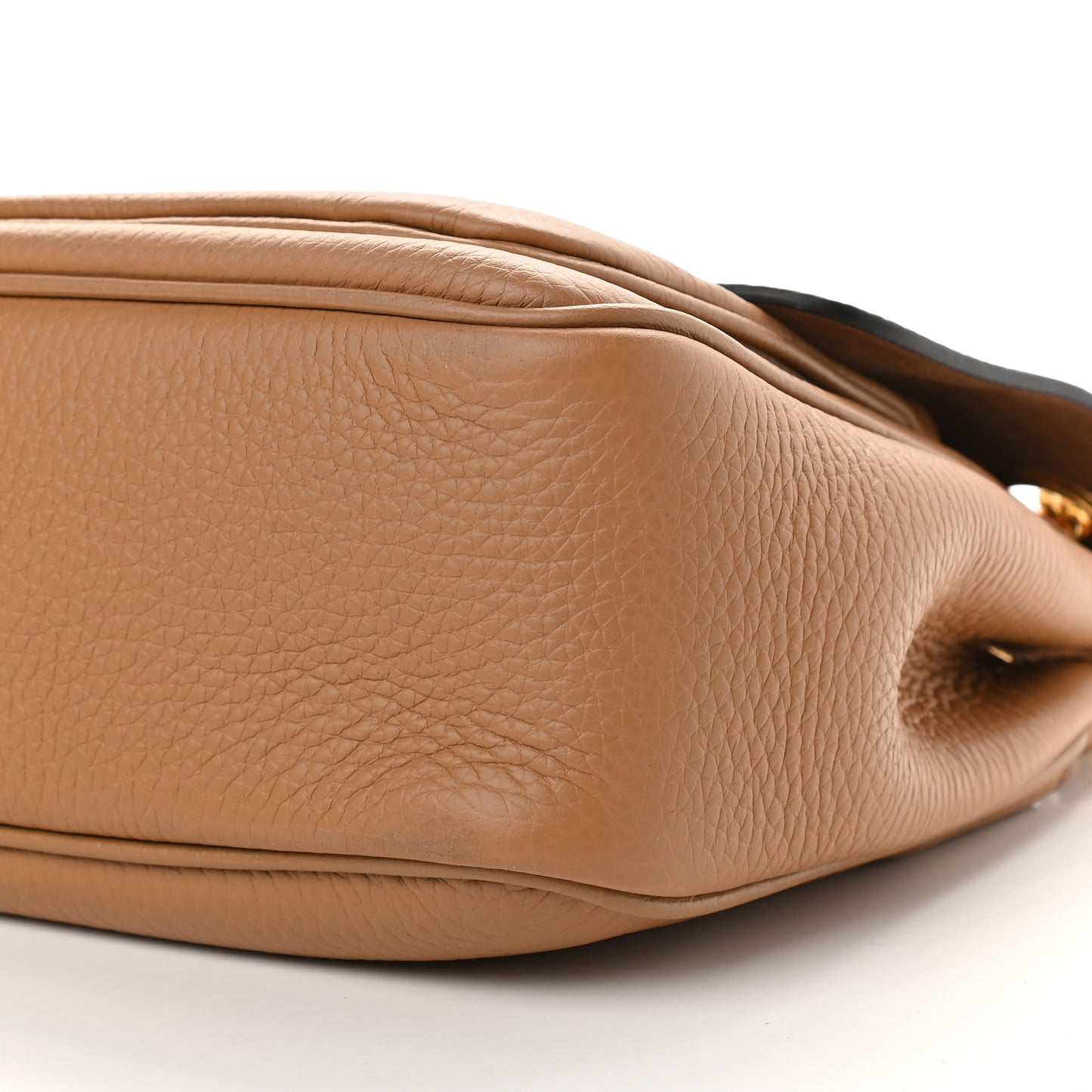 Heavy Grained Calfskin Darley Satchel Sable