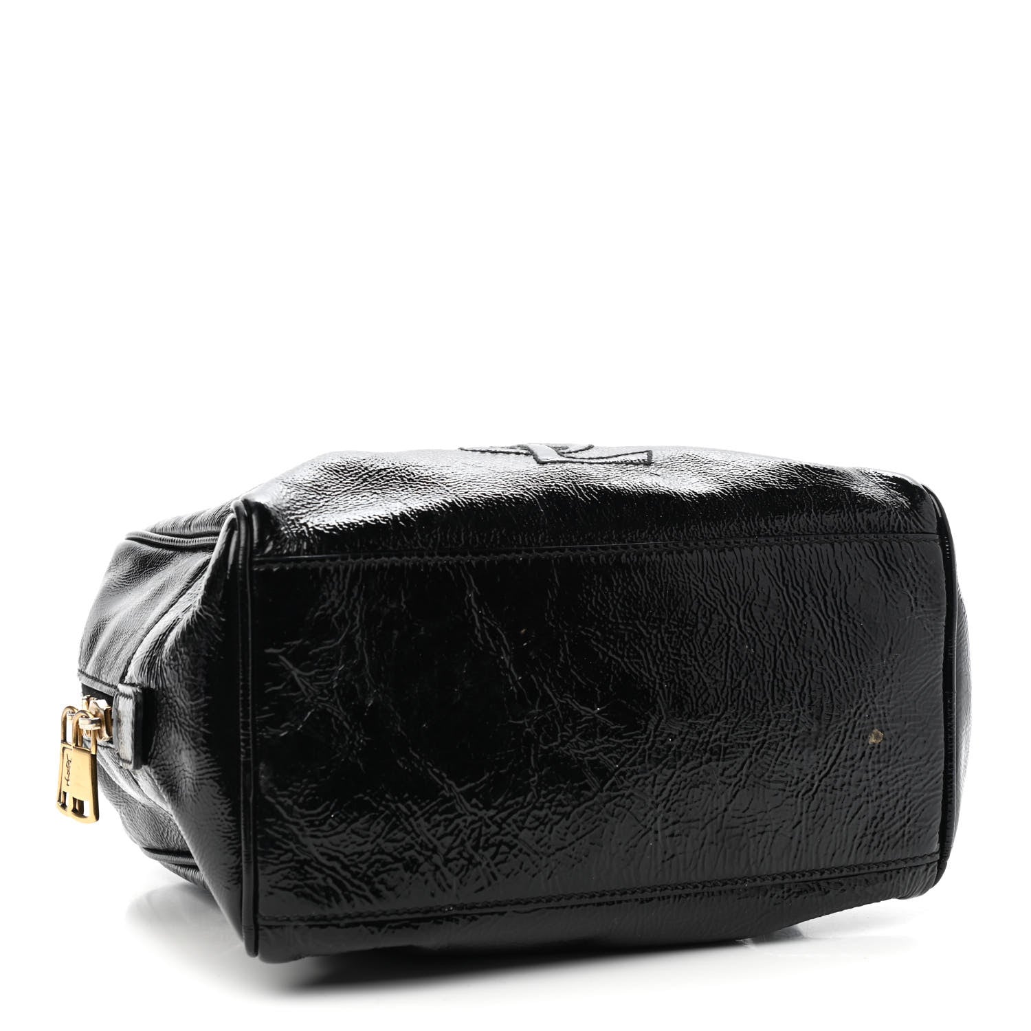 Saint Laurent Textured Patent Mini Bag Black 4 of 10