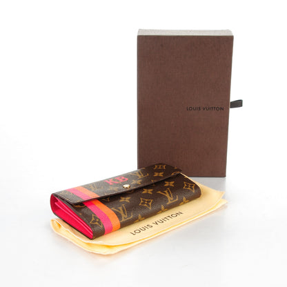 Louis Vuitton Monogram My LV Heritage Sarah Wallet Fuchsia Orange 4 of 7