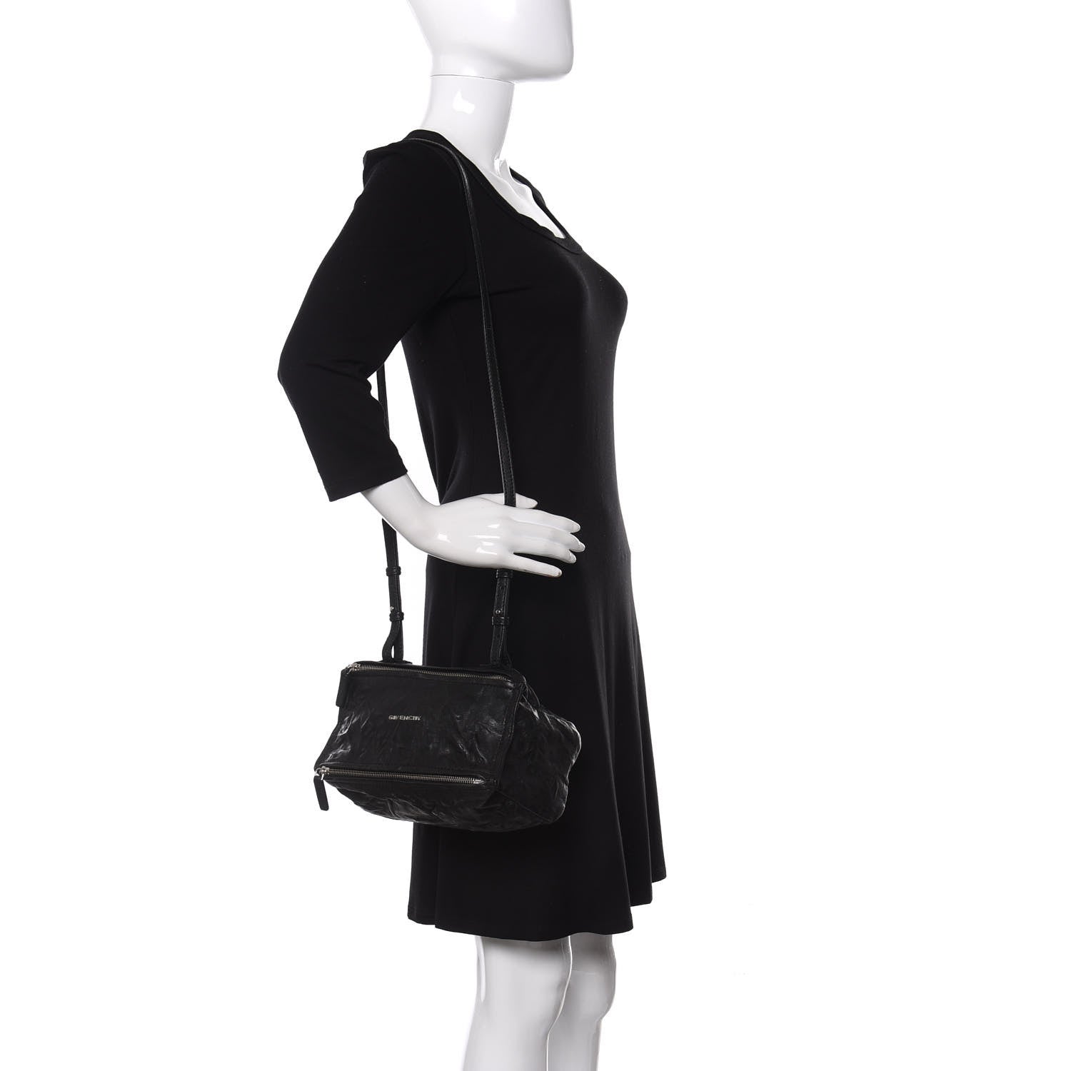 Givenchy Tumbled Sheepskin Mini Pandora Black 2 of 10