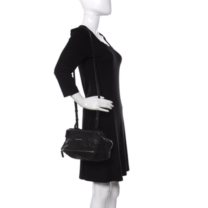 Givenchy Tumbled Sheepskin Mini Pandora Black 2 of 10