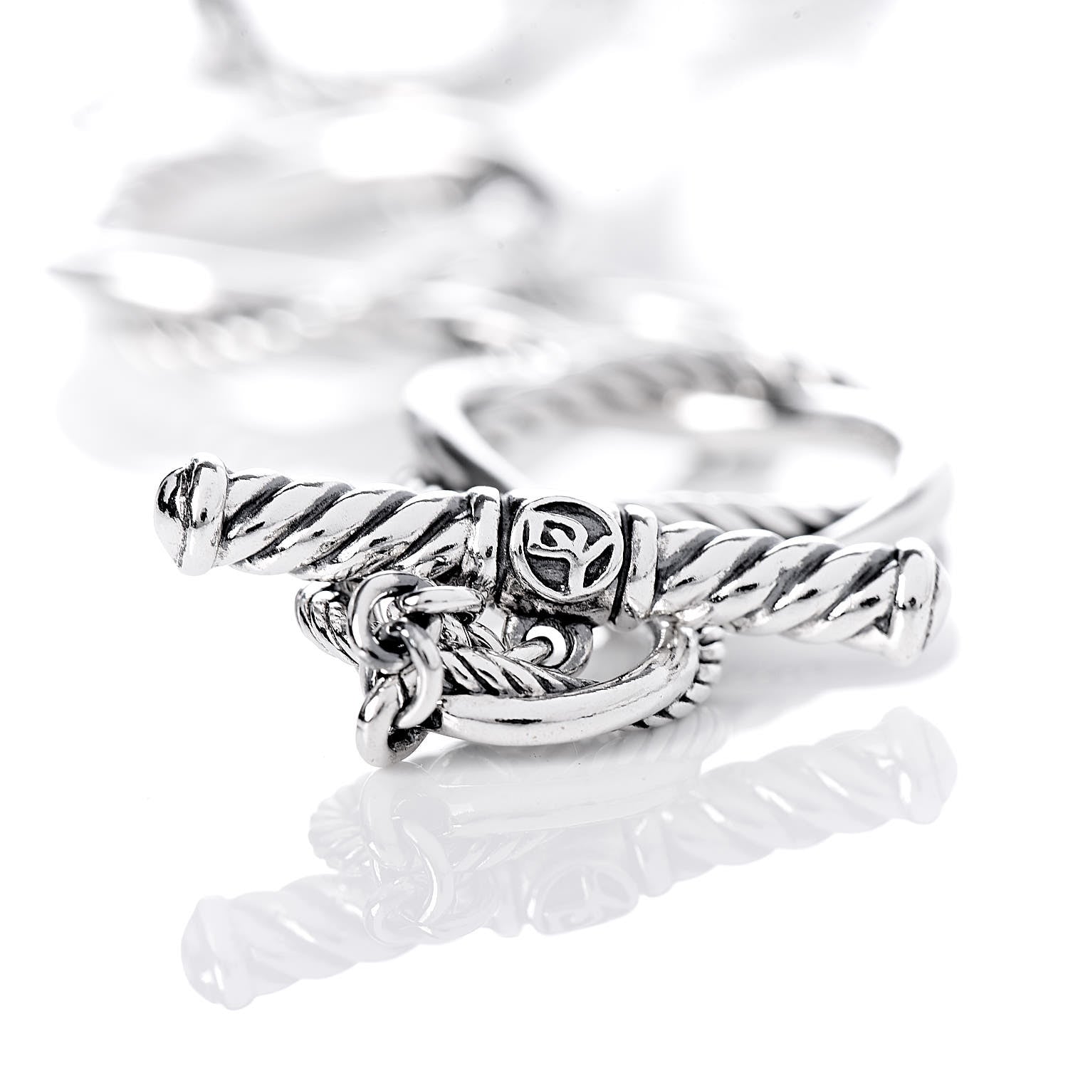 David Yurman Sterling Silver Infinity Link Bracelet 4 of 4