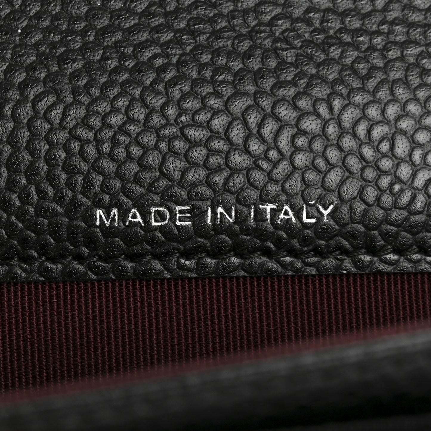 Caviar Quilted Flap Card Holder Wallet Black