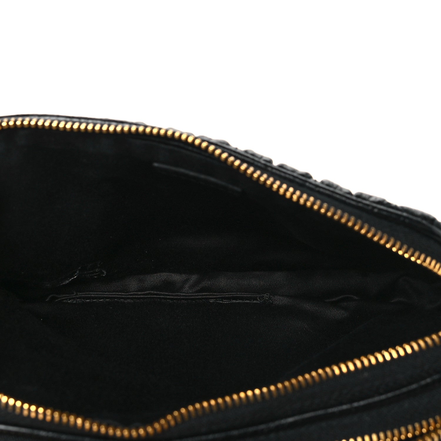 Miu Miu Vitello Lux Matelasse Double Zip Phone Holder Black 6 of 14