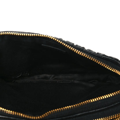Miu Miu Vitello Lux Matelasse Double Zip Phone Holder Black 6 of 14