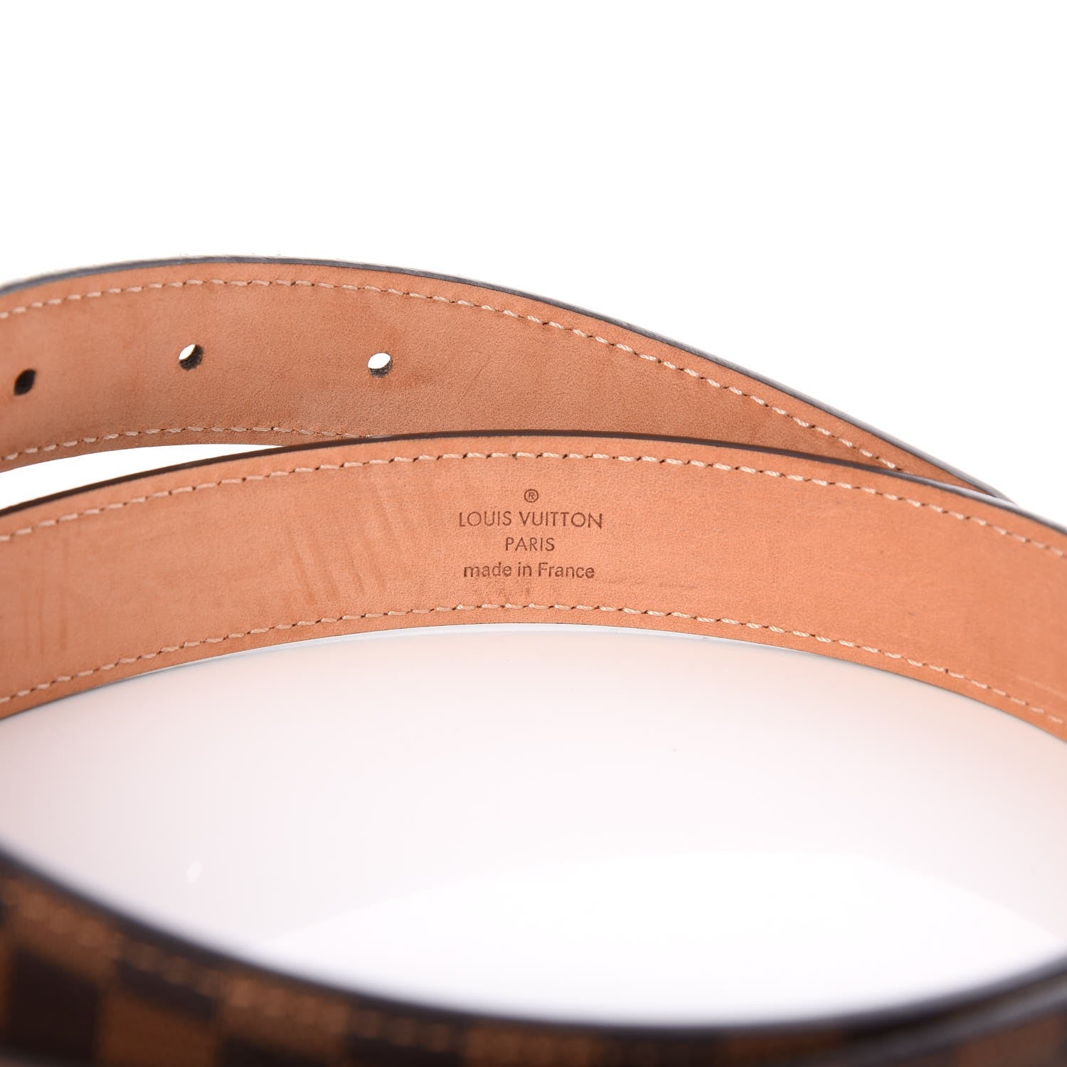 Louis Vuitton Damier Ebene Mini 25mm Belt 85 34 6 of 8