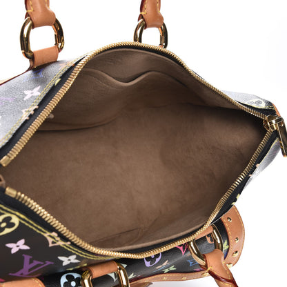 Louis Vuitton Monogram Multicolor Rita Black 6 of 8