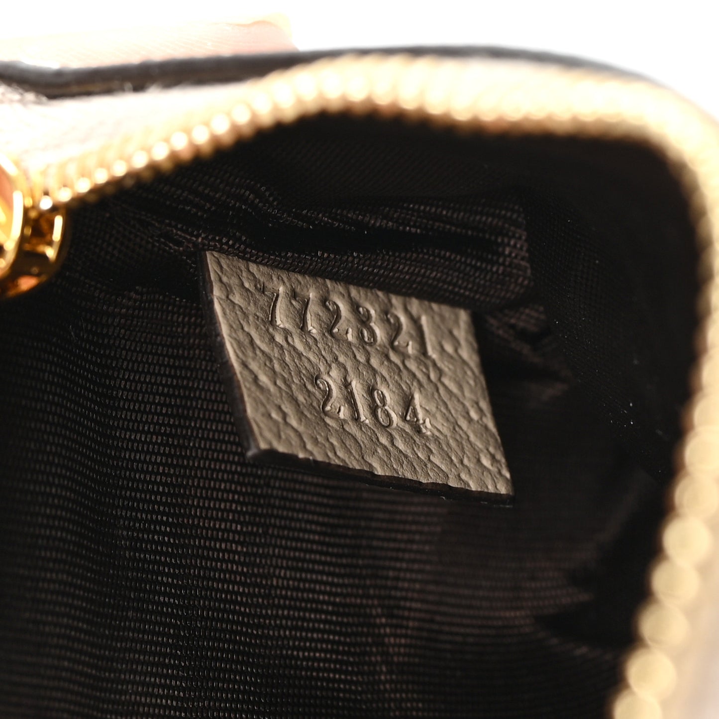 GG Supreme Monogram Key Case Beige Mystic White Oatmeal