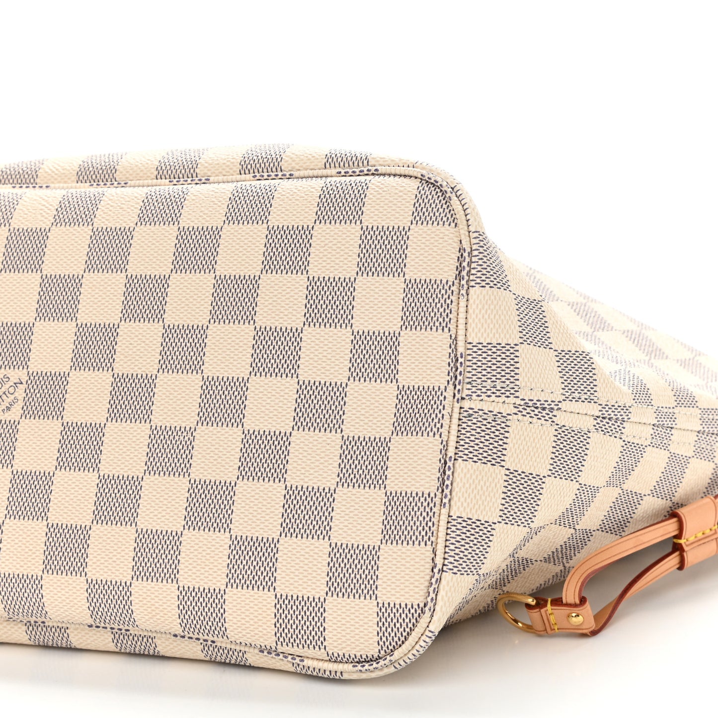 Damier Azur Neo Neverfull MM Rose Ballerine