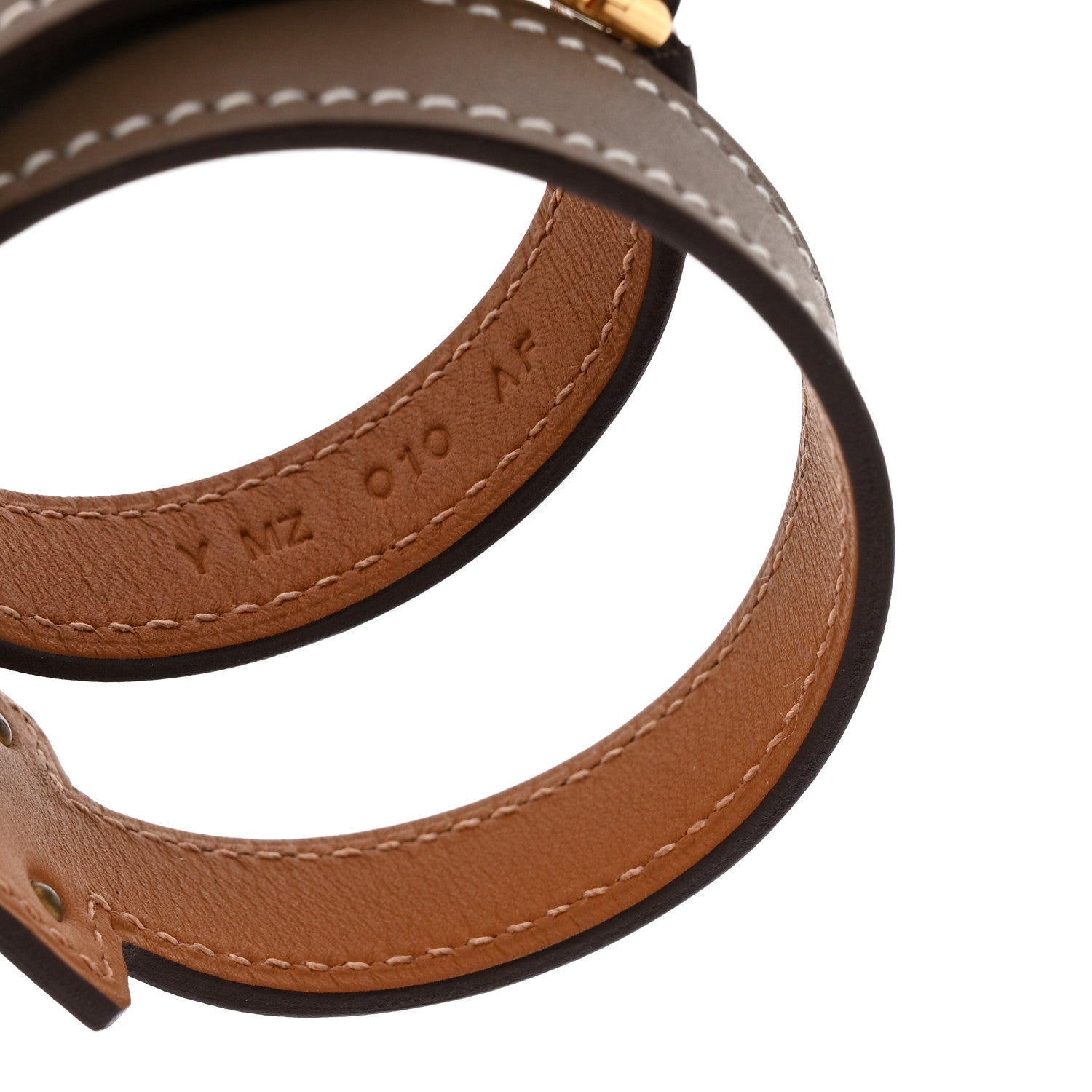 Hermes Swift O'Kelly Double Tour Bracelet Etoupe Etoupe 5 of 7