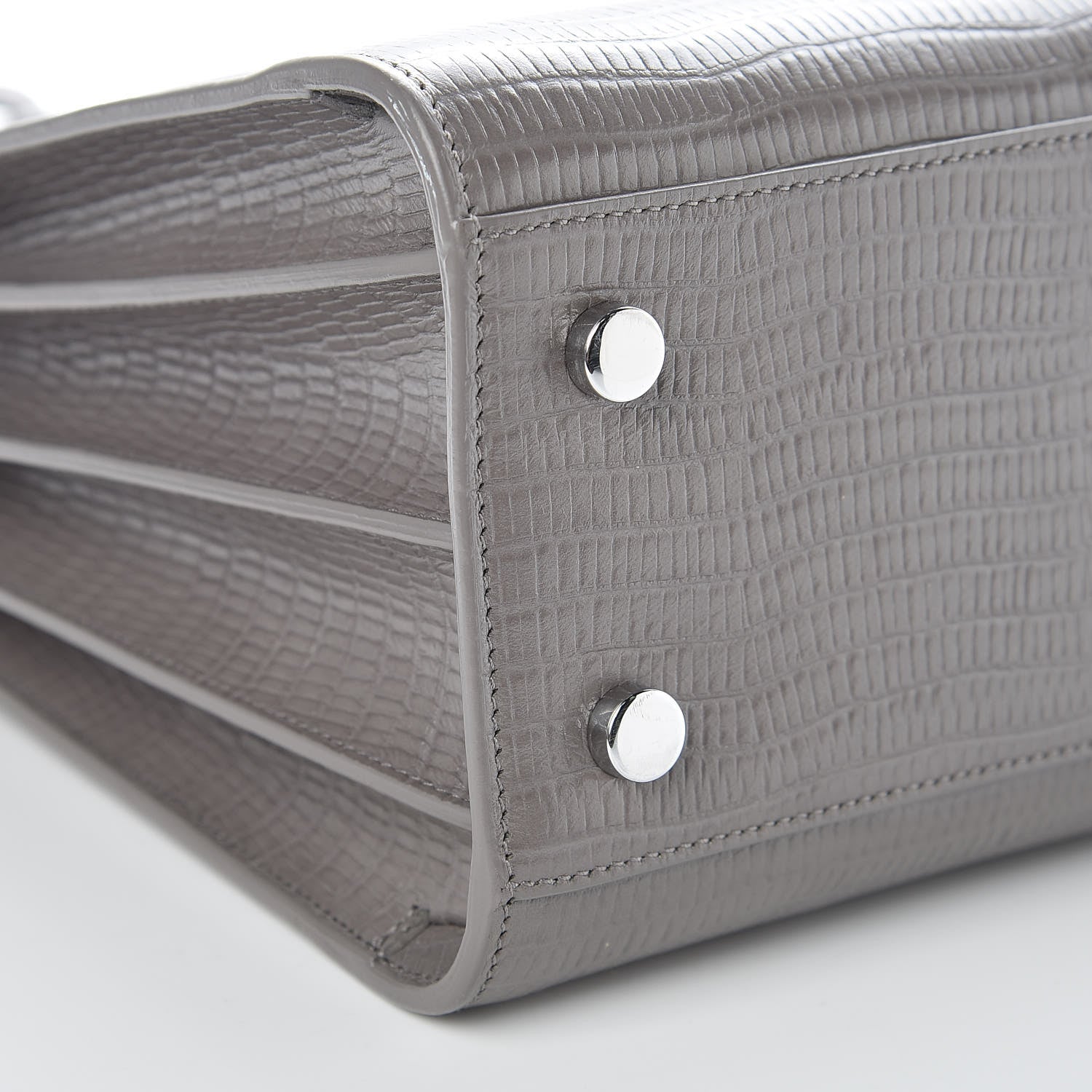 Saint Laurent Lizard Calfskin Embossed Baby Sac De Jour Fog 5 of 9