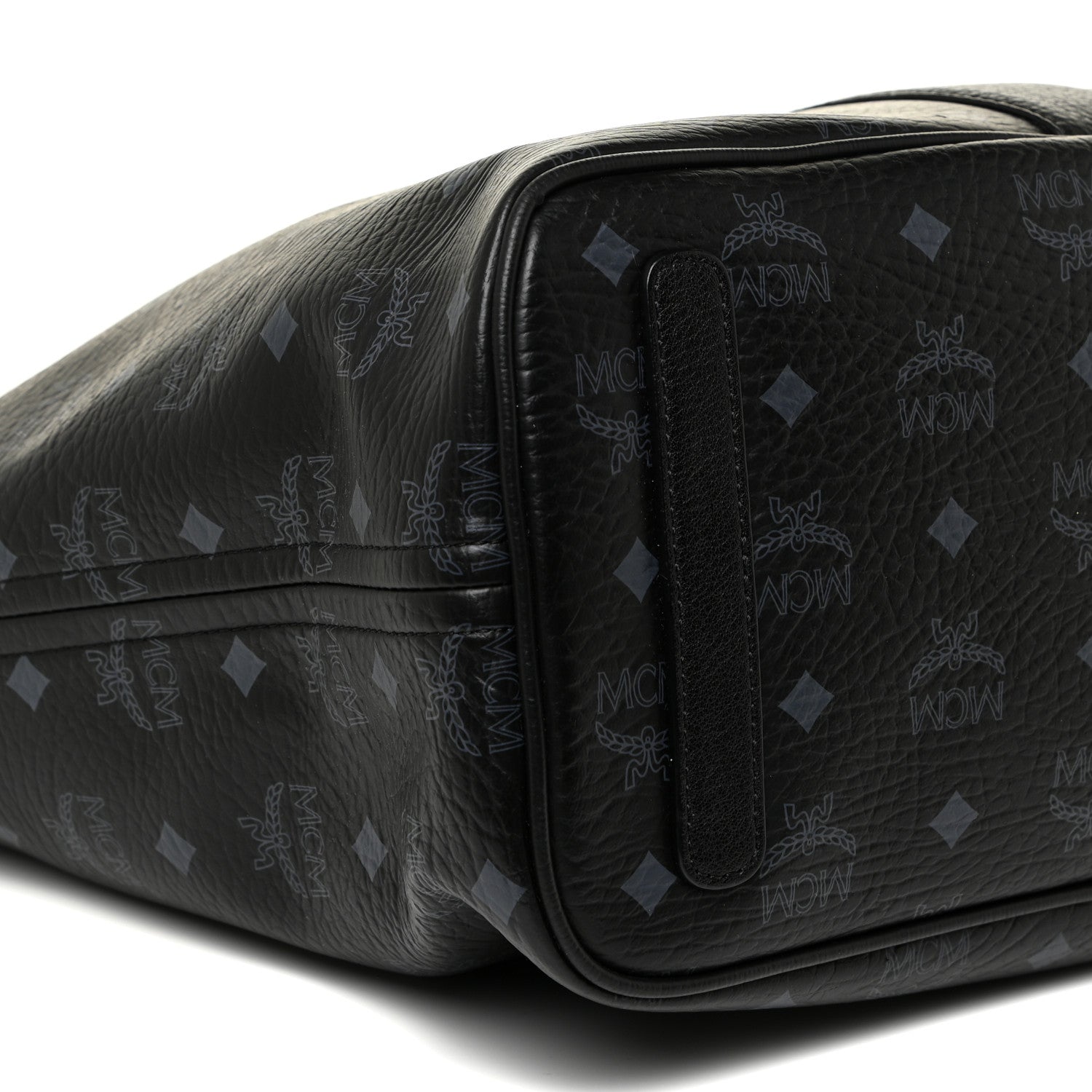 MCM Visetos Medium Liz Reversible Shopper Tote Black 8 of 23