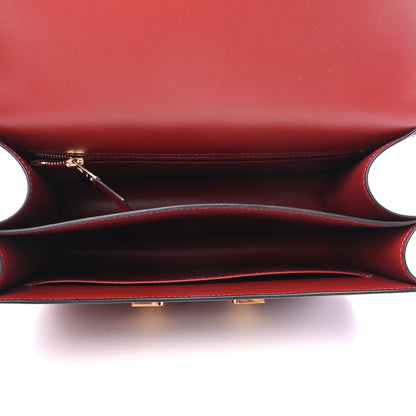 Hermes Grained Monsieur Constance 24 Rouge H 5 of 9