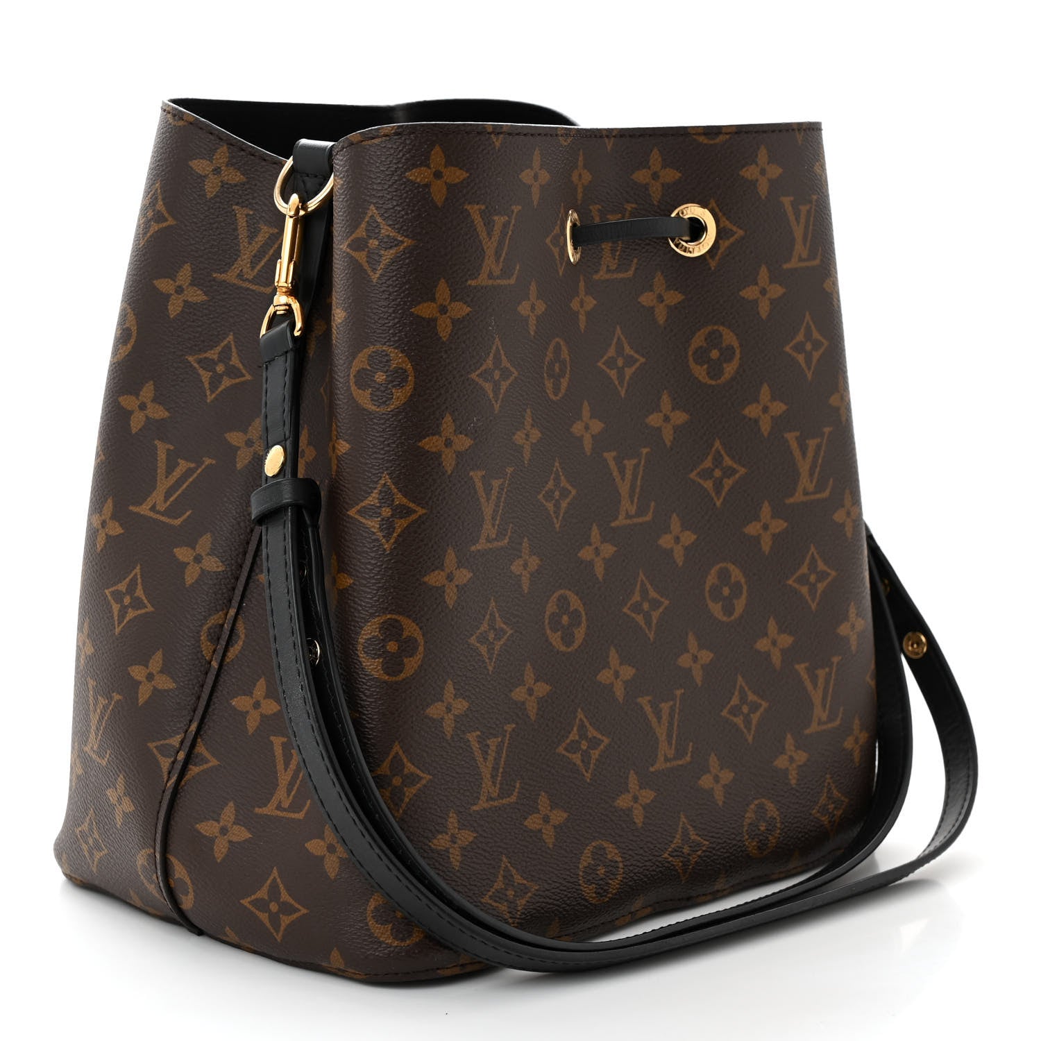 Louis Vuitton Monogram Neonoe MM Black 3 of 9