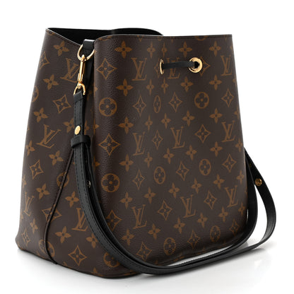 Louis Vuitton Monogram Neonoe MM Black 3 of 9