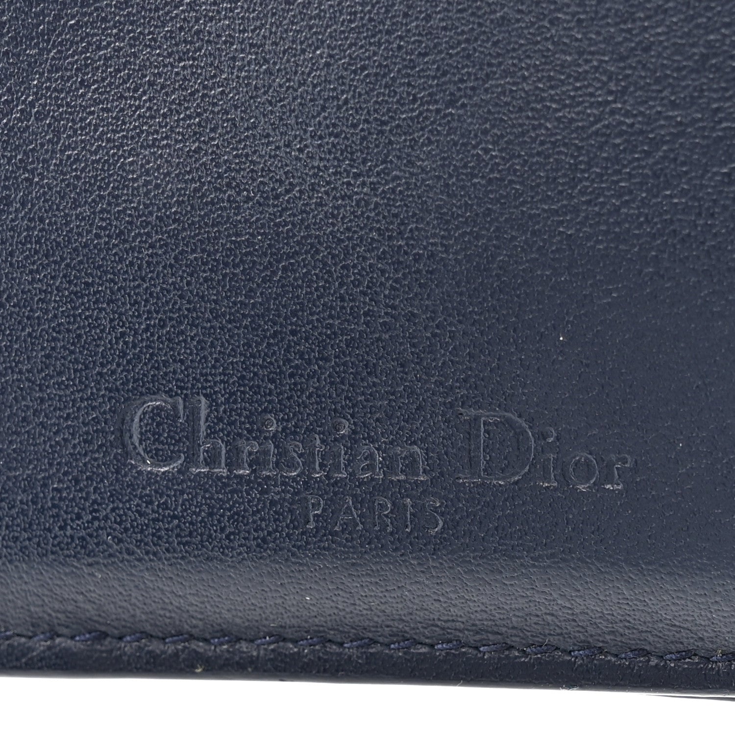 Christian Dior Patent Cannage Lady Dior Medium Wallet Navy 6 of 8